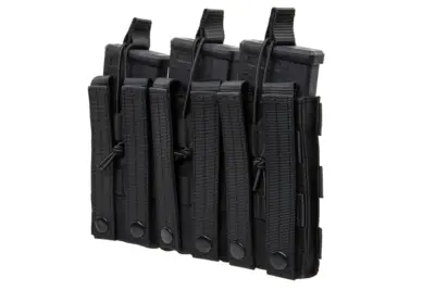 Potrójna ładownica typu Open na magazynki  M4/M16 Specna Arms Czarna - obrazek 2