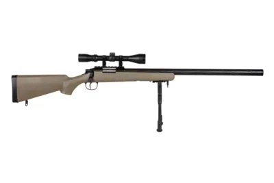 Replika karabinu snajperskiego Specna Arms SA-S12 EDGE™ z lunetą i dwójnogiem Tan - obrazek 3