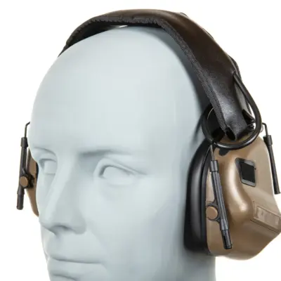 asgbox.pl - Aktywne ochronniki słuchu Wosport HD-12 wersja IPSC Gen 5 Tan