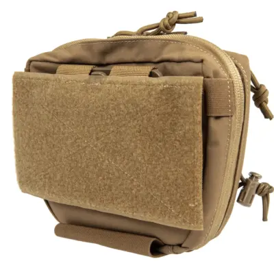 Alternative view of Podwieszana kieszeń taktyczna z klamrą QR Wosport Coyote Brown