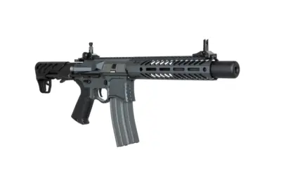 Replika karabinka  SBR8 Seekins Precision 9" z tłumikiem - szary - obrazek 4