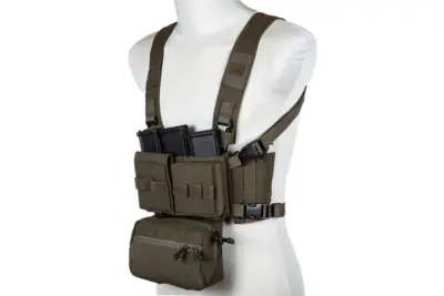 Taktyczny Chest Rig typu Mk4 - Oliwkowy - obrazek 3
