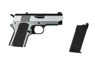 Replika pistoletu AM.45 (797) - Srebrny - obrazek 5