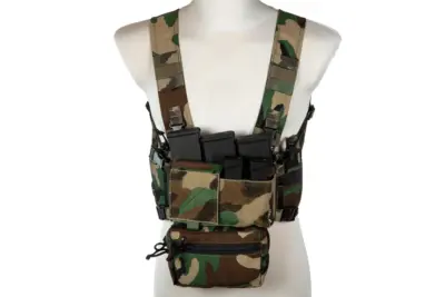Taktyczny Chest Rig typu MK4 - Woodland - obrazek 4