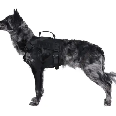 Szelki taktyczne dla psa - czarne OD-G-PRI-18-021090-00 asgbox.pl