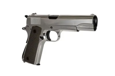 Replika pistoletu M1911 (723DY) - Srebrna - obrazek 2