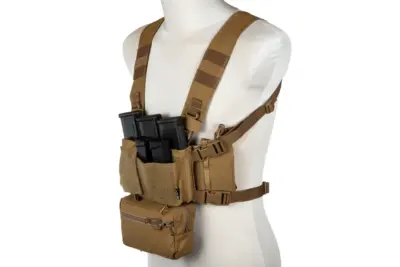 asgbox.pl - Taktyczny Chest Rig typu MK4 - Coyote Brown