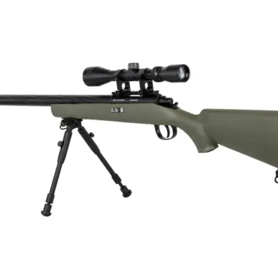 Alternative view of Replika karabinu snajperskiego Specna Arms SA-S12 EDGE™ z lunetą i dwójnogiem Oliwkowa