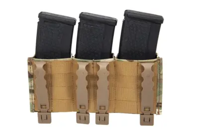 Potrójna otwarta ładownica na magazynki 7.62 mm Wosport MC - obrazek 2