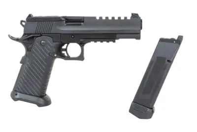 Pistolet ASG ICS Hi-Capa Challenger REVO.II Green Gas wersja polimerowa - obrazek 3