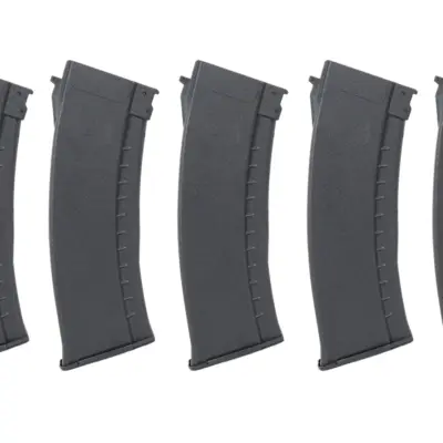 Alternative view of Zestaw 5 magazynków Mid-Cap 135/30 kulek Arcturus EMM AK74 "Bakelite" Variable-Cap do replik AK Czarny