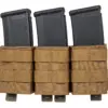 Potrójna otwarta ładownica na magazynki 7.62 mm Wosport Coyote Brown OD-G-WSP-19-039511-00 asgbox.pl