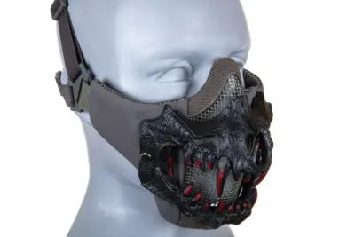 Maska Stalker EVO Fangs Upgrade Szary - obrazek 4