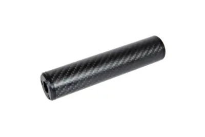 Karbonowy tłumik dźwięku 30x150mm - Czarny - obrazek 2