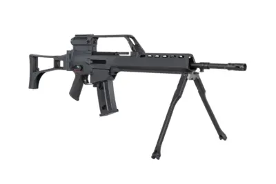 Karabinek ASG SRC DUAL POWER SR36E GB-301 z dwójnogiem i lunetą Czarny - obrazek 4