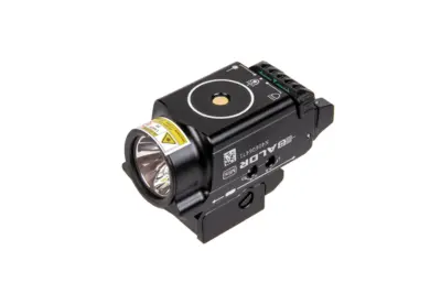 asgbox.pl - Latarka pistoletowa BALDR Mini z Celownikiem Laserowym