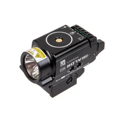 asgbox.pl - Latarka pistoletowa BALDR Mini z Celownikiem Laserowym