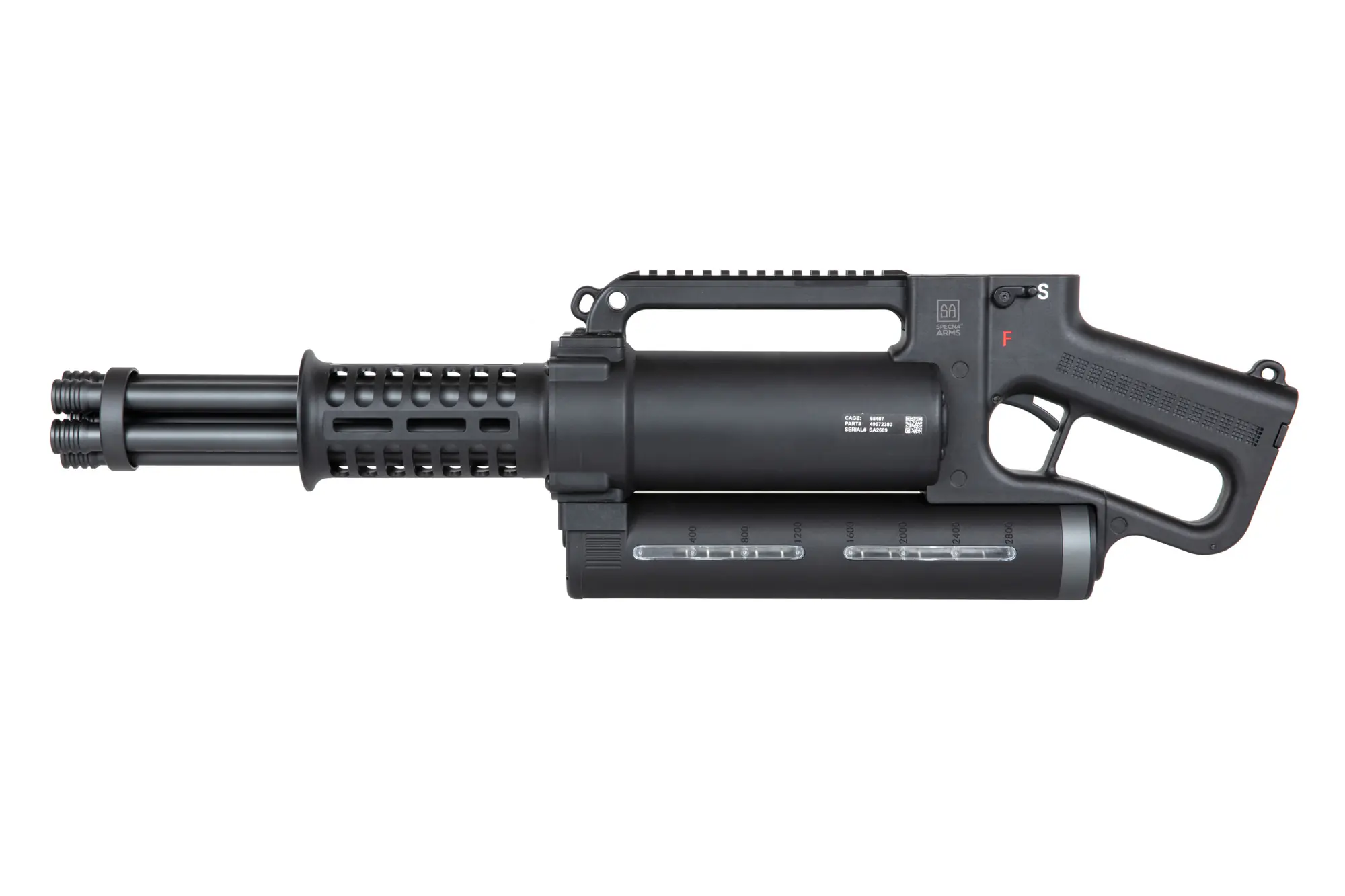 Obrotowy karabin maszynowy ASG Specna Arms SA-M23 CORE™ (OUTLET) OUT-72-033569-00 asgbox.pl Obrotowy karabin maszynowy ASG Specna Arms SA-M23 CORE™ (OUTLET) - obrazek 3