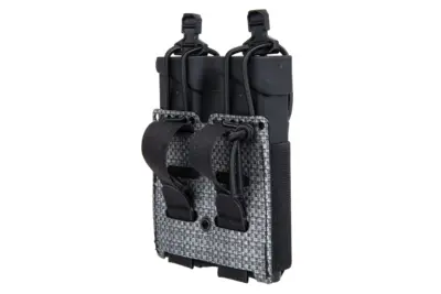 Elastyczna podwójna ładownica pistoletowa Primal Gear Czarna - obrazek 3
