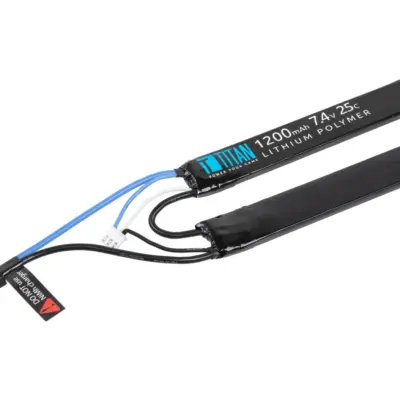 asgbox.pl - Akumulator Li-Po Titan 1200mAh 7.4V 25C Tamiya 2 modułowy