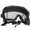 Gogle taktyczne 2w1 - Czarne / Przyciemniane OD-G-GFT-41-036255-00 asgbox.pl