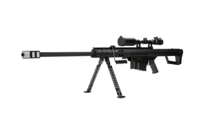 Replika karabinu wyborowego Barrett® M107 z dwójnogiem i lunetą (OUTLET) - obrazek 5