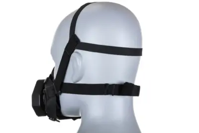Maska Special Tactical Respirator Czarny - obrazek 3