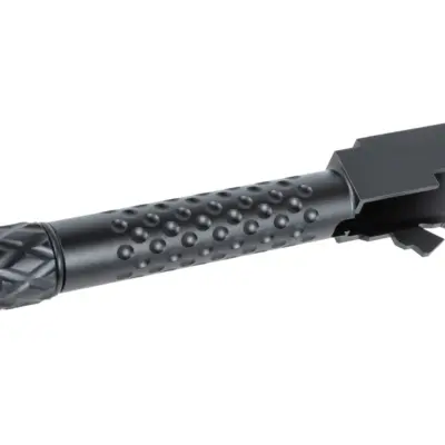 asgbox.pl - Aluminiowa lufa zewnętrzna 5KU do replik Umarex G19 GBB Czarna