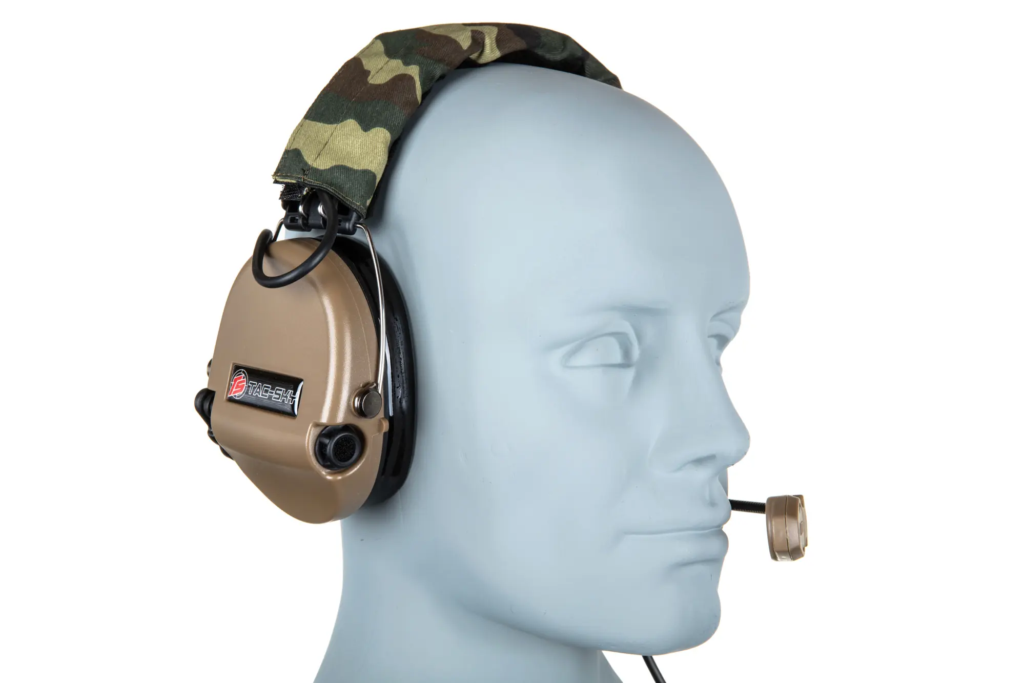 Zestaw słuchawkowy Tac-Sky WYS0145 Noise Reduction Headset FDE TAC-31-043768-00 asgbox.pl Zestaw słuchawkowy Tac-Sky WYS0145 Noise Reduction Headset FDE - obrazek 3