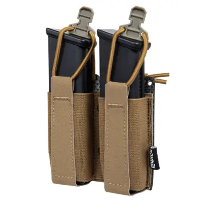 asgbox.pl - Elastyczna podwójna ładownica pistoletowa Primal Gear Coyote Brown