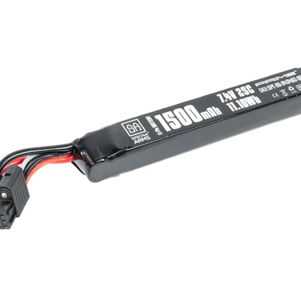 asgbox.pl - Akumulator Li-Po Specna Arms x Gens Ace 1500 mAh 25C 2S1P 7.4V Tamiya mini G-Tech