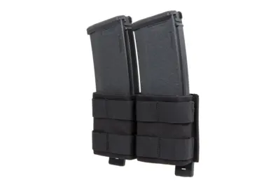 Podwójna ładownica otwarta na magazynki 5.56 mm Wosport Czarna - obrazek 3