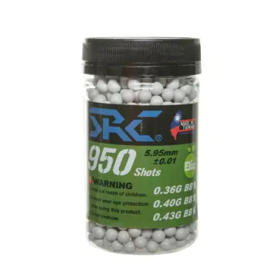 asgbox.pl - Kulki SRC BIO 0.43g butelka 950 sztuk Białe