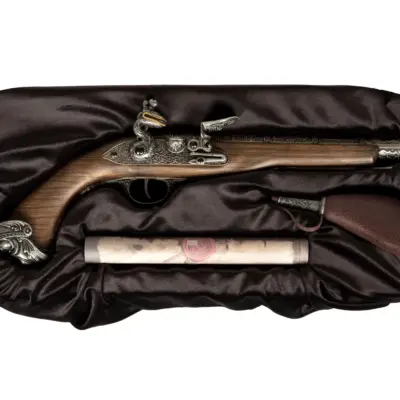 Pistolet skałkowy ASG HFC Flintlock Green Gas (OUTLET) OUT-72-033545-00 asgbox.pl Pistolet skałkowy ASG HFC Flintlock Green Gas (OUTLET) OUT-72-033545-00 asgbox.pl