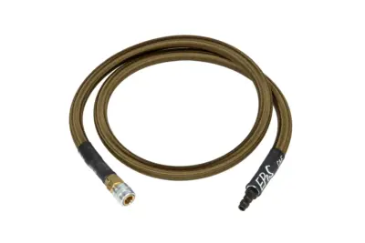 Wąż HPA S&F Mk.III z oplotem 100 cm - Oliwkowy - obrazek 3