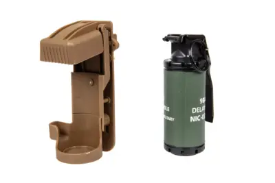 Atrapa granatu Flashbang z ładownicą - Tan - obrazek 3