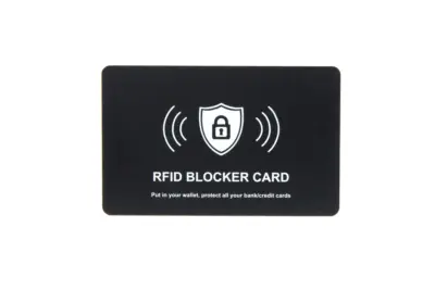 Karta zabezpieczająca RFID Fjord Nansen Czarna - obrazek 2