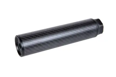 asgbox.pl - Karbonowy tłumik dźwięku Silverback Airsoft Medium 16mm CW