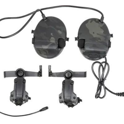 Alternative view of Taktyczny zestaw słuchawkowy Wosport C5 HD-24-A MC Black