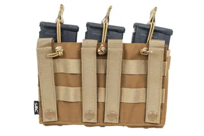 Potrójna ładownica typu Open na magazynki  M4/M16 Specna Arms Tactical Tan - obrazek 2