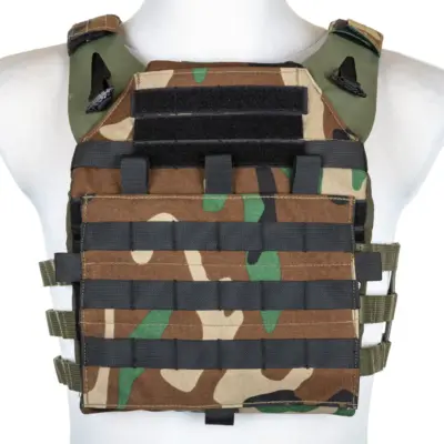 Alternative view of Kamizelka taktyczna Specna Arms Tactical typu Plate Carrier z panelem szturmowym Woodland