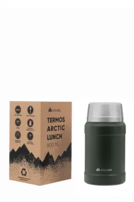 Termos Volven Arctic Lunch 800ml Zielony - obrazek 3