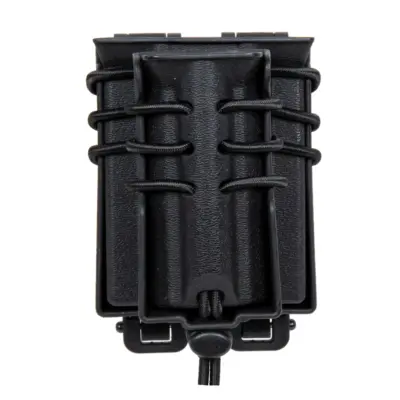 asgbox.pl - Ładownica na 2 magazynki M4/M16 i 9mm Wosport Urban Assault Quick Pull Czarny