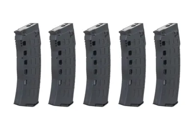 Magazynek Mid-Cap 130/ 30 kulek Arcturus EMM AK12 Variable-Cap do replik AK Czarny (5 pack) - obrazek 2