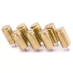 Pinezki z łusek 9mm (8 szt.) - Mosiądz - obrazek 3