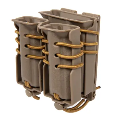 asgbox.pl - Ładownica na 2 magazynki 9mm i magazynek M4/M16 Wosport Urban Assault Quick Pull Tan