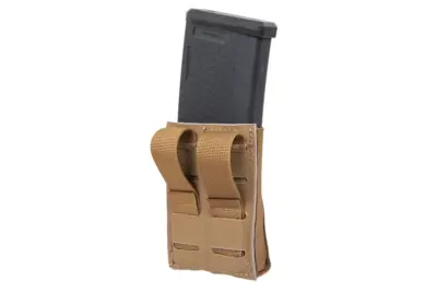 Pojedyncza otwarta ładownica karabinowa Wosport Coyote Brown - obrazek 2