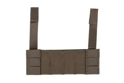 Dodatkowy panel Molle do kamizelek typu Chest Rig Wosport Ranger Green - obrazek 2