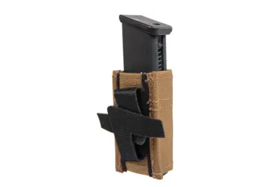 Kątowa ładownica na magazynek pistoletowy Wosport Coyote Brown - obrazek 3