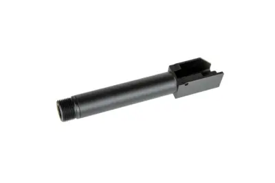Lufa zewnętrzna "2 Way Fixed" Non-Recoiling do replik Umarex Glock 19X - Czarna - obrazek 2